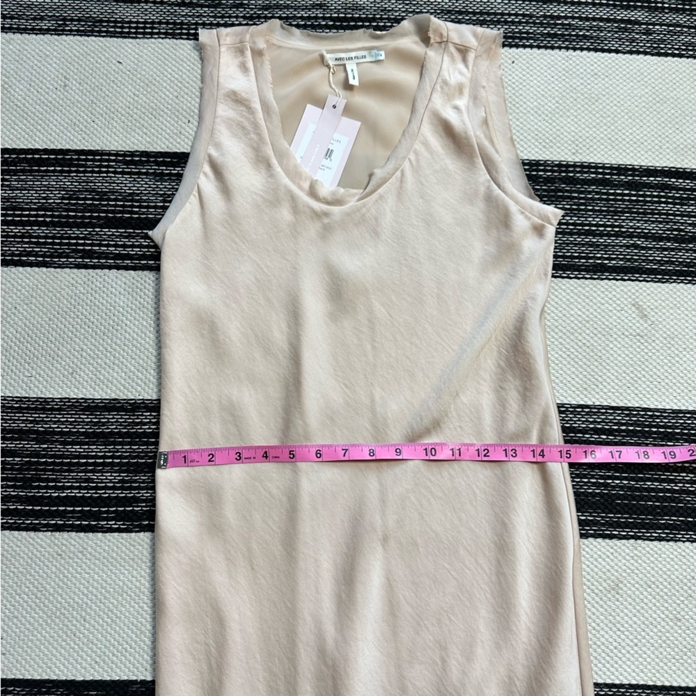 Avec Les Filles Washed Statin Bias Slip Maxi Dress Size: S New!‎ - Picture 8 of 11